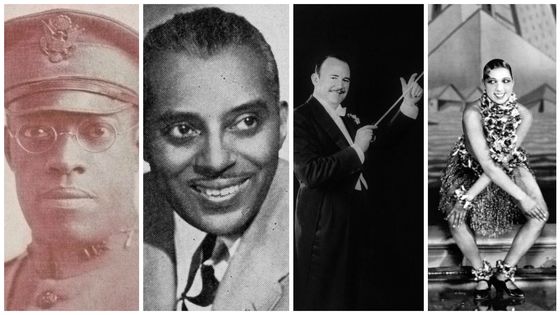 Jim Europe / Noble Sissle / Paul Whiteman / Josephine Baker