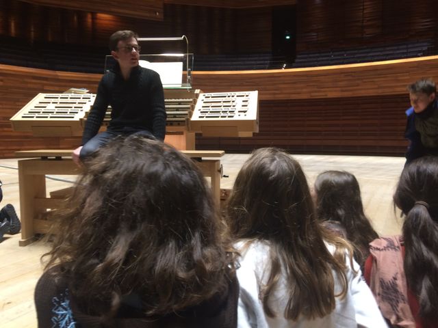 La visite de l'auditorium