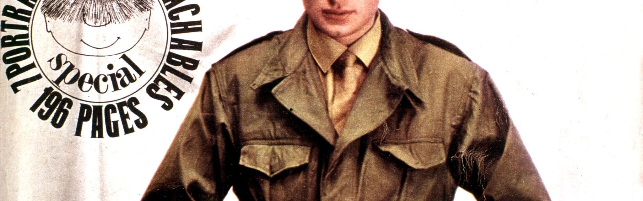 Une du magazine "Salut les copains" représentant Johnny Hallyday lors de son service militaire