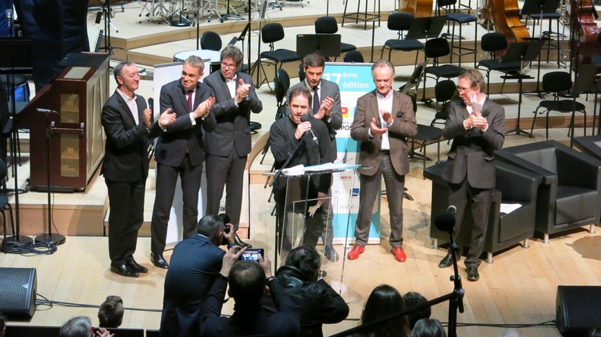 France Musique, Auditorium de Radio France, 17 mars 2016... Remise du Grand Prix Lycéen des Compositeurs à Karol Beffa