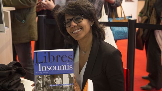 Audrey Pulvar au Salon du Livre de Paris, 20/03/2016 ©AFP - CITIZENSIDE / CAROLINE PAUX / CITIZENSIDE