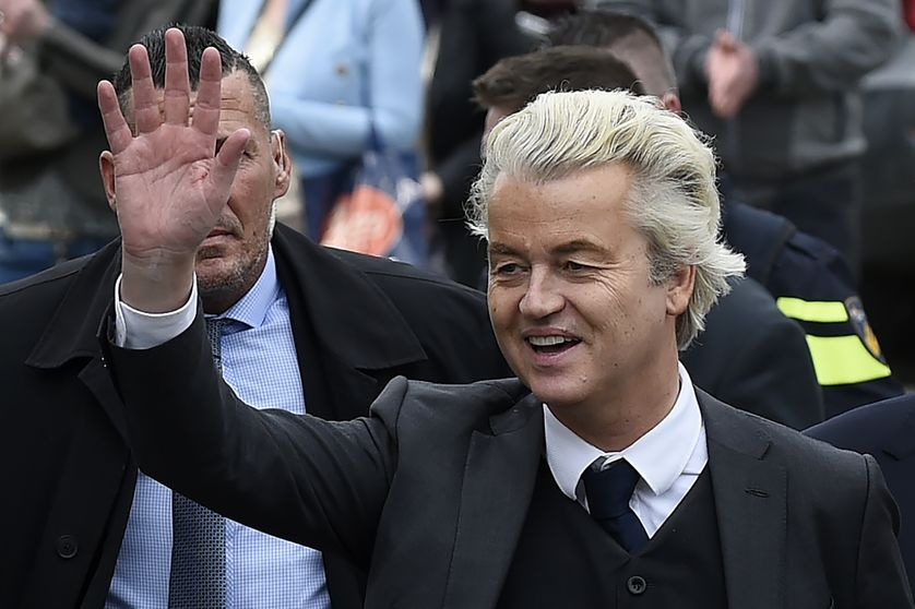 Geert Wilders, leader du parti populiste et islamophobe PVV