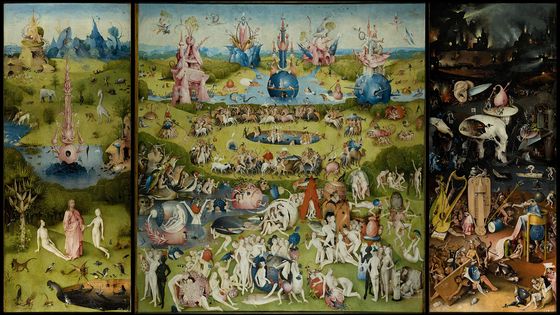 Le jardin des délices, entre 1480 et 1505 - Hieronymus Bosch