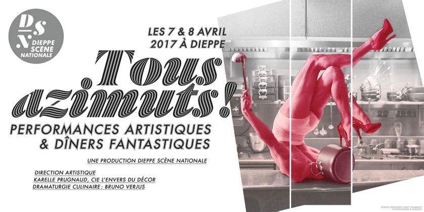 Affiche du festival "Tous azimuts!" de Dieppe