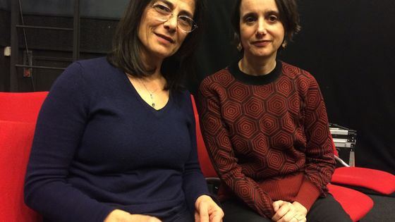 Hiam Abbass & Sandrine Dumas ©Radio France - Mathilde Serrell