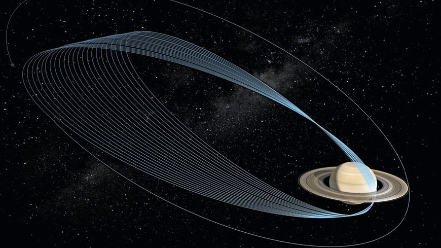 La sonde Cassini effectuera 22 orbites entre Saturne et ses anneaux, pour son grand final.