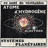 L'atome et la science : atome d'hydrogène. Illustration anonyme de 1925 (Collection privée)