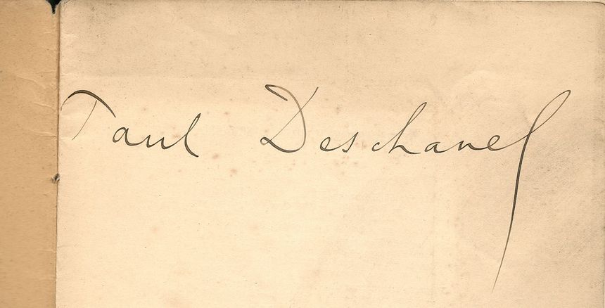 signature de Paul Deschanel 1913