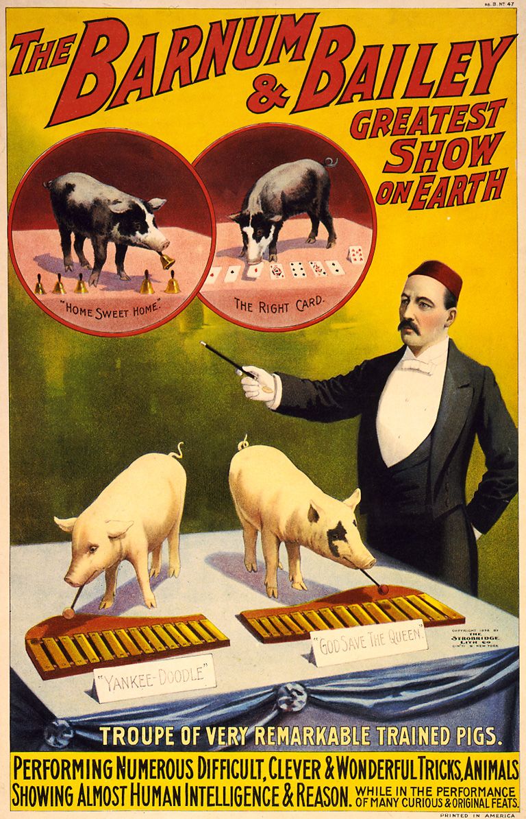 Affiche du cirque Barnum & Bailey