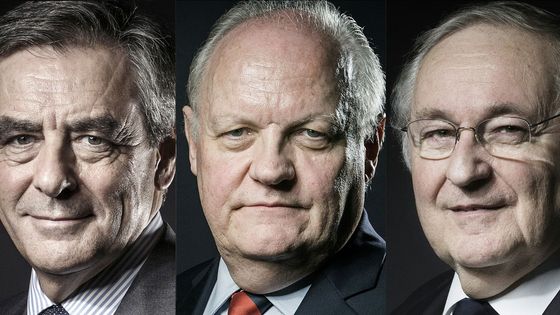 François Fillon, François Asselineau et Jacques Cheminade ©AFP - JOEL SAGET, ERIC FEFERBERG