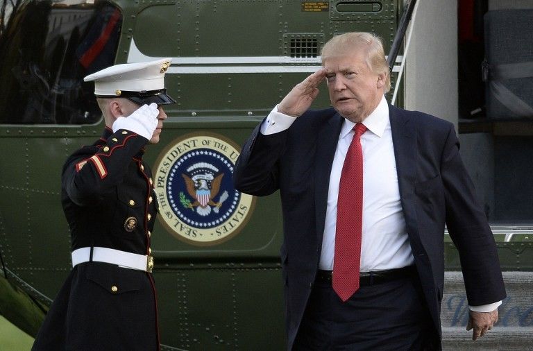 Donald Trump le 9 avril 2017