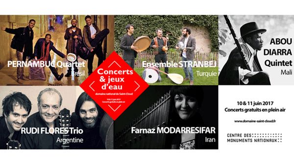 Concerts et jeux d'eau au Domaine national de Saint-Cloud - édition 2017