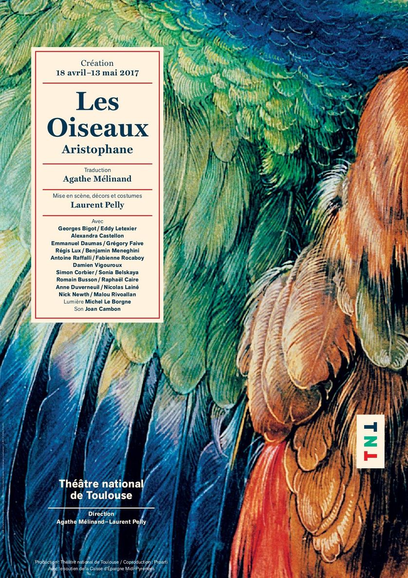 Affiche du spectacle "Les oiseaux"