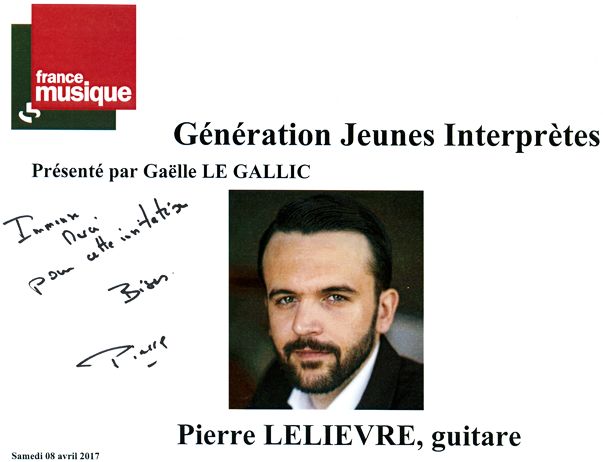 Livre d'Or Pierre Lelièvre