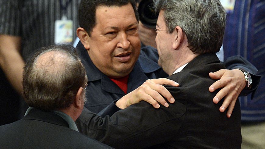 Rencontre avec Hugo Chavez en juillet 2012, à Caracas