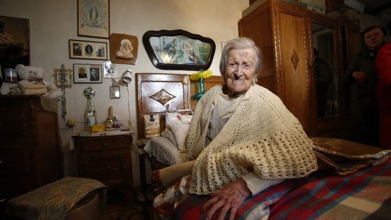 Emma MOrano dans sa chambre ©AFP - STR / NurPhoto