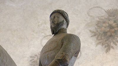 Bon Campione, monumento sepolcrale di bernabò visconti, 1385-90 ca., da s. giovanni in conca