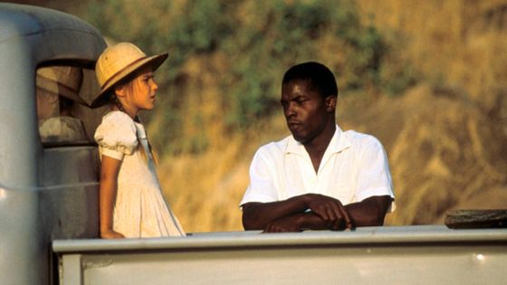 Isaak de Bankolé dans "Chocolat", 1998 de Claire Denis (capture d'écran) - Crédits : Orion Classics
