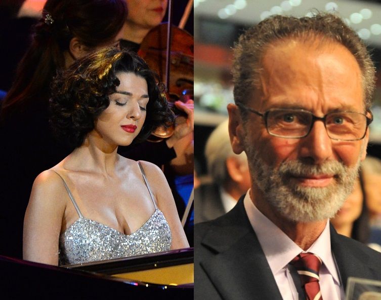 La pianiste Khatia Buniatishvili // Le mathématicien Yves Meyer