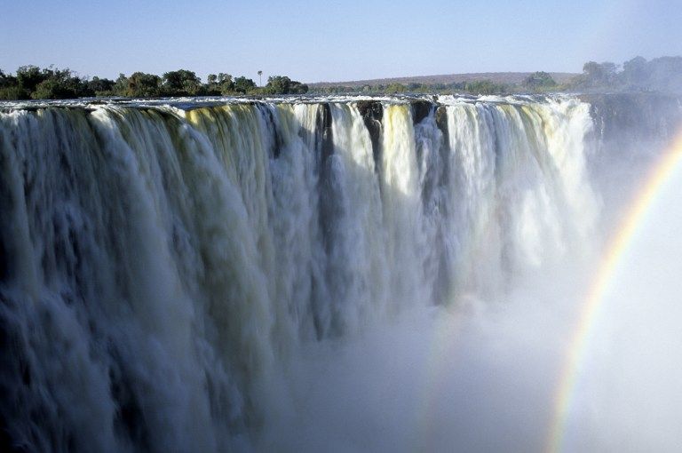 Zimbabwe, province de Matabeleland, rivière Zambeze au niveau des chutes de Victoria classées au patrimoine mondial par l'UNESCO