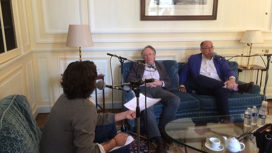 Christophe Ono dit Biot, Ian McEwan et Robert Wolfenstein ©Radio France - Philomène Vuillard