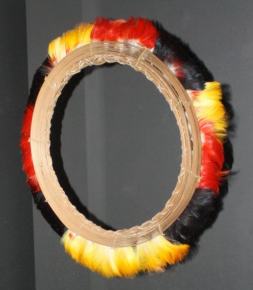 Amazonia maina headdress 1925-1936, Oriente Region, Ecuador.