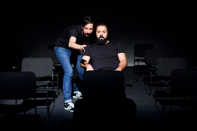 Emmanuel Schwartz et Mani Soleymanlou, répétitions