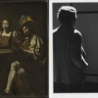 "Concert au bas relief" de Valentin de Boulogne et "Interface" de l'exposition Peter Campus