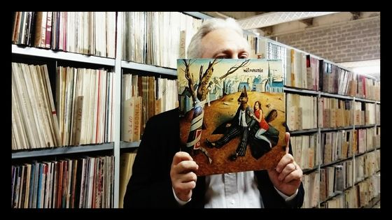 Yves Bigot et le vinyle Métronomie de Nino Ferrer - Pascaline Bonnet