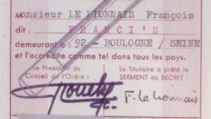 François Le Lionnais - A. F. A. P.