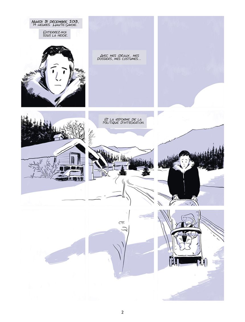 Planche de "Désintégration" de Matthieu Angotti et Robin Recht