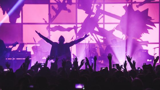 Gorillaz sur scène pour leur nouvel album "Humanz" le 24 mars 2017 à Londres. ©Getty - Joseph Okpako