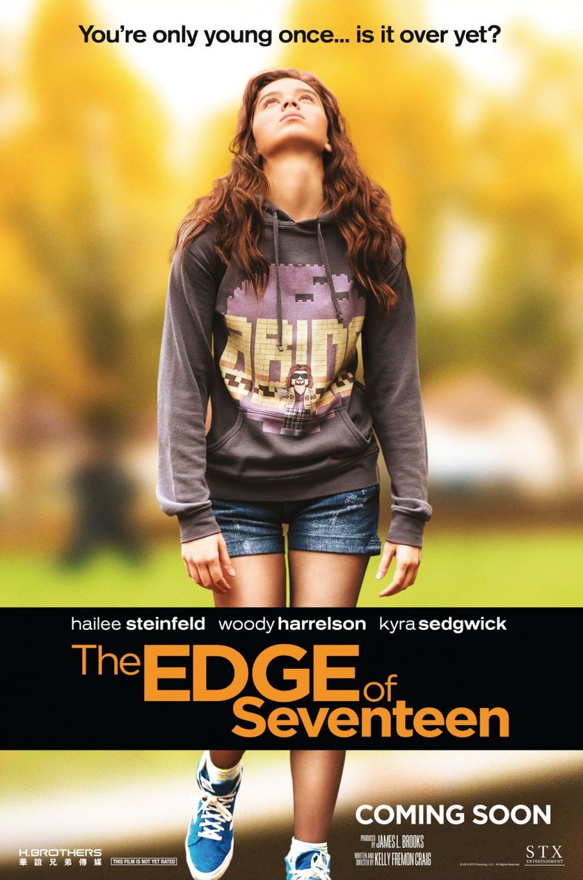 l'affiche de The Edge of seventeen de Kelly Fremon Craig