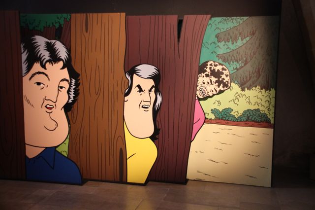 Dans l'exposition Pierre La Police au Musée des tapisseries à Aix-en-Provence