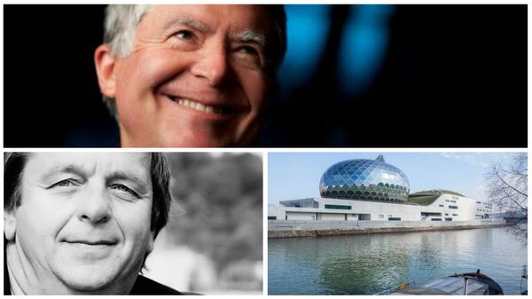 Jean-Luc Choplin et Jean de Gastines, directeur et architecte de la Seine Musicale