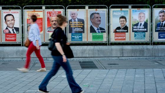 A quelques jours du scrutin, un grand nombre d'électeurs se disent encore indécis ©AFP - Laurent Ferrière Hans Lucas