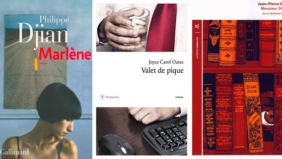 Couvertures de "Marlène", "Valet de pique" et "Monsieur dick..."
