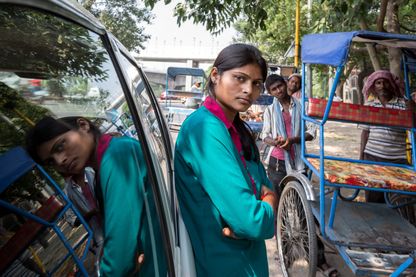 Les femmes taxis de Bombay Les femmes taxis de Bombay