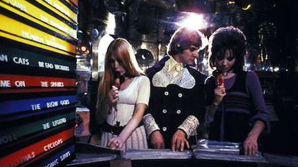 Malcolm McDowell dans le film Orange Mécanique (A Clockwork Orange)