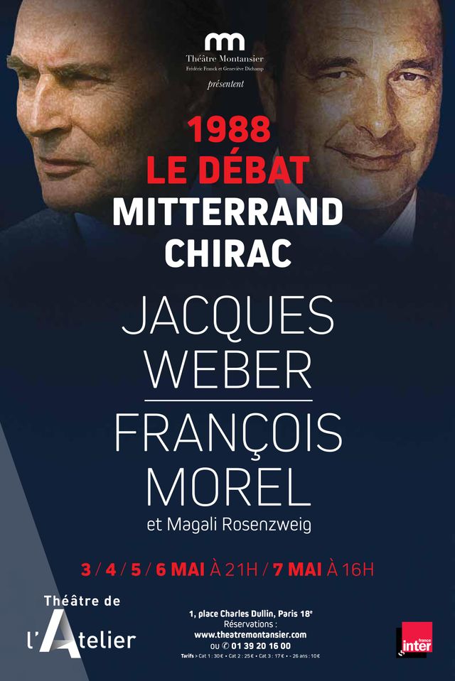 1988 Le débat MITTERRAND CHIRAC
