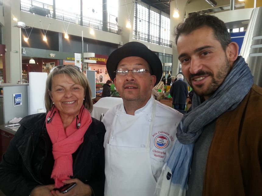 Geneviève, Christophe et Romain