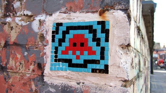 Invader - Shoreditch - Londres - Edward Betts via wikimedia.org