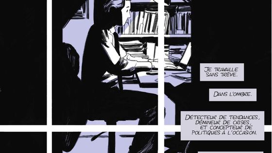Planche de "Désintégration" de Matthieu Angotti et Robin Recht - Delcourt