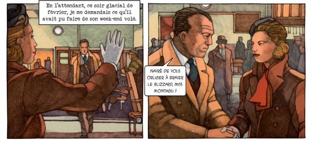 Graham Greene et Elizabeth Montagu dans Le Coup de Prague