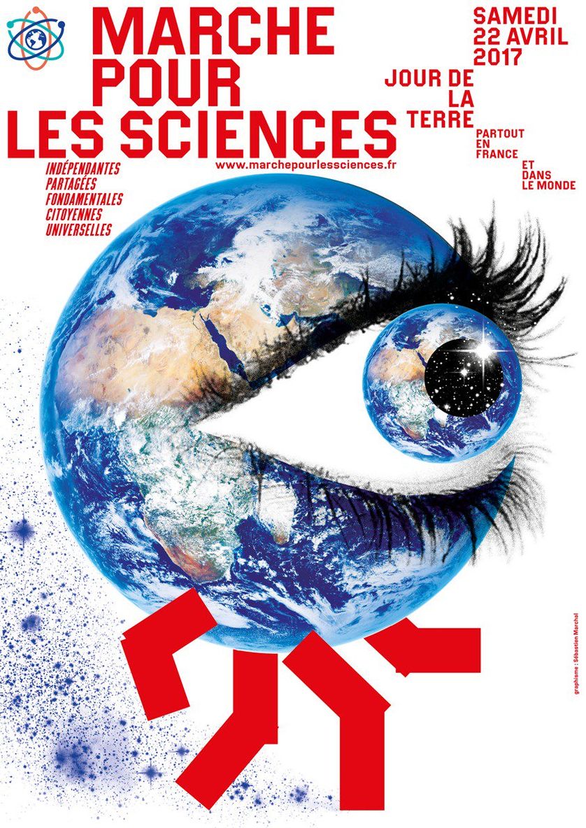 L'affiche de La Marche pour les sciences