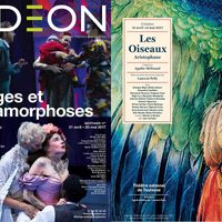 Affiches spectacles: Songes et métamorphoses et Les oiseaux