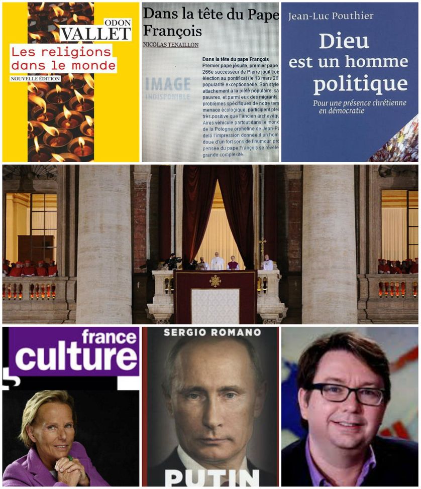 Ouvrages d'O. Vallet, de N. Tenaillon, de J.-L. Pouthier et de S. Romano, portrait de C. Ockrente et d'Eric Chol