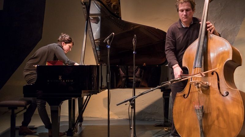Eve Risser et Benjamin Duboc à l'Atelier du Plateau par Christian Taillemite