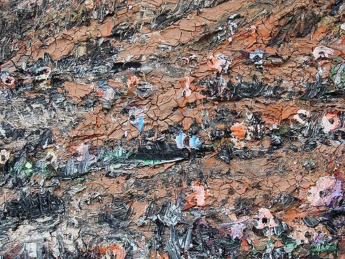 Aperiatur Terra et Germinet Salvatorem (Détail), 2005-2006, huile acrylique , émulsion et schellack sur toile