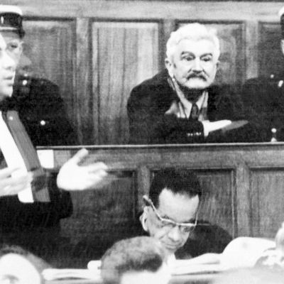 Gaston Dominici lors de son procès en 1954
